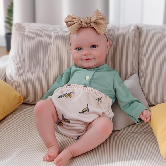🆕20Inch Realistic Soft Vinyl With Weighted Cloth Body Toddler Girl Reborn Baby - Picture 7 of 12